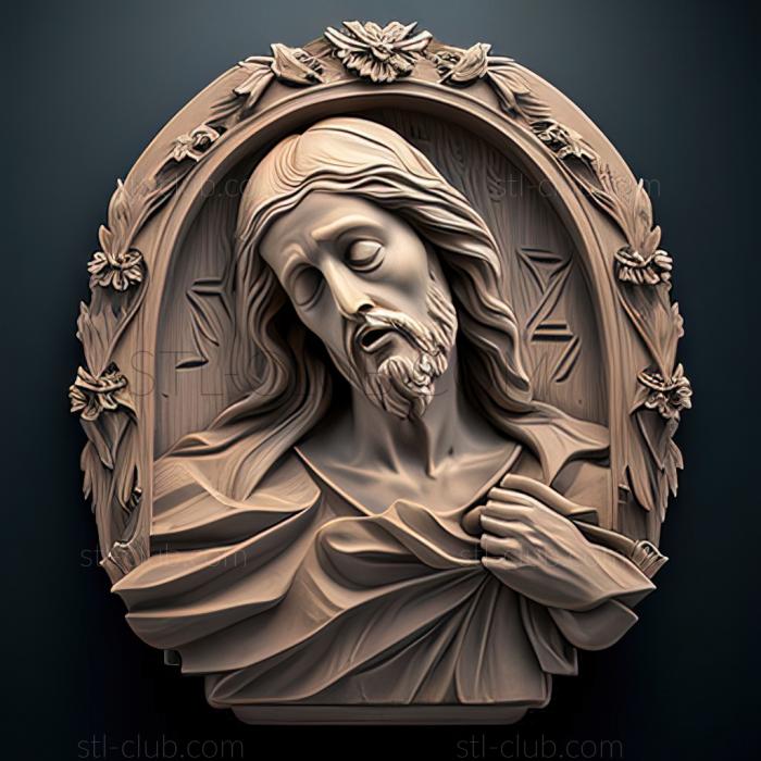 3D model st jesus (STL)